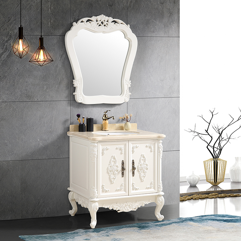 Hot Sale European Style Economic Bathroom Cabinet Modern Bathroom Vanity for Apartment