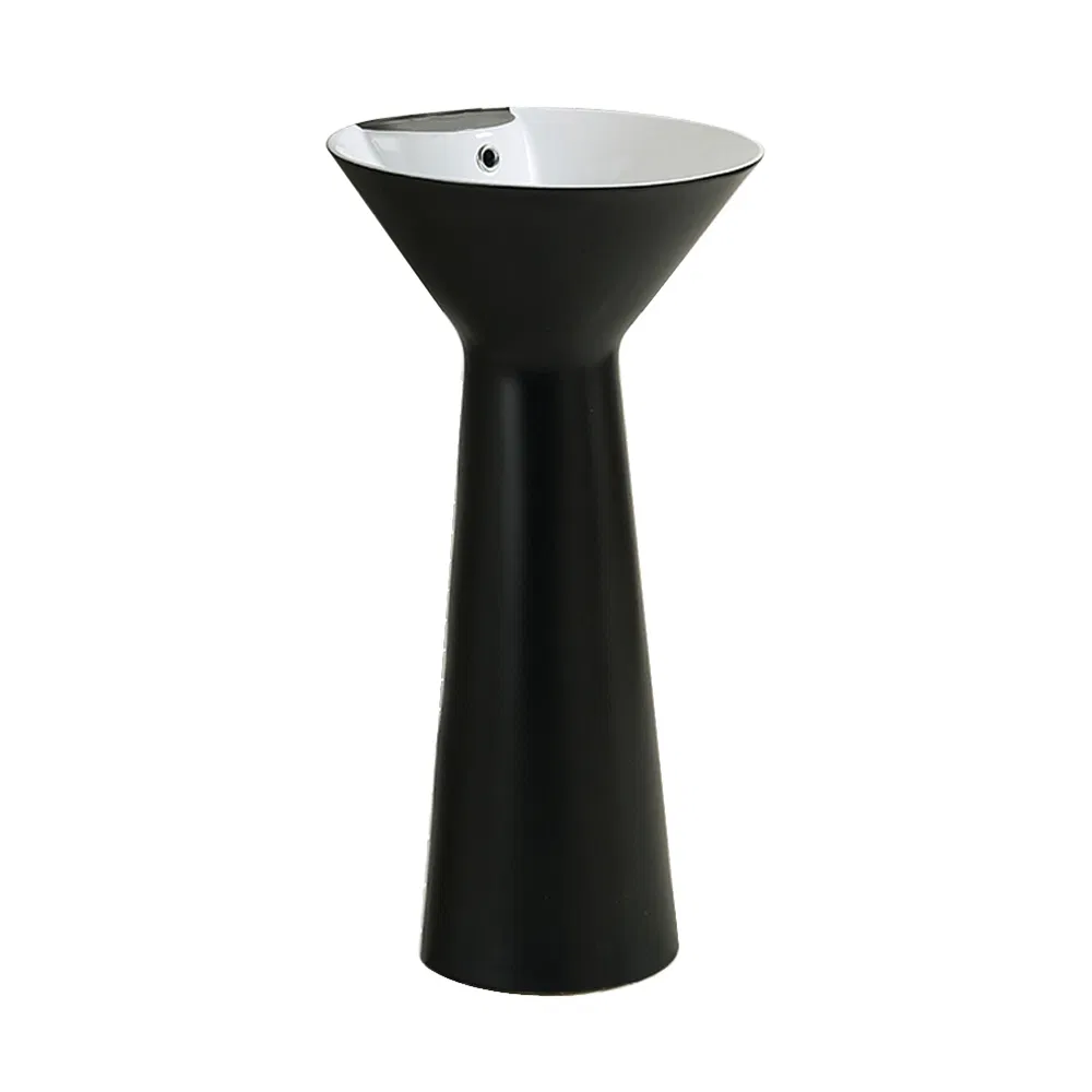 Floor standing pedestal sink 1