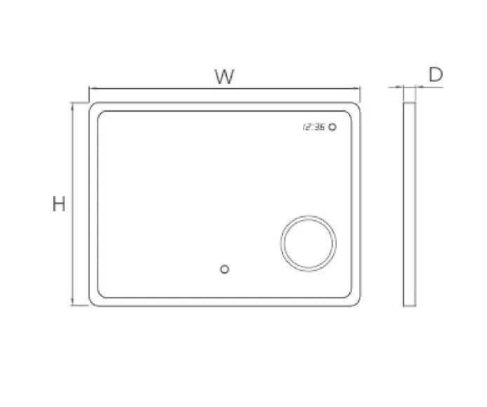 Custom Smart Bathroom Mirror