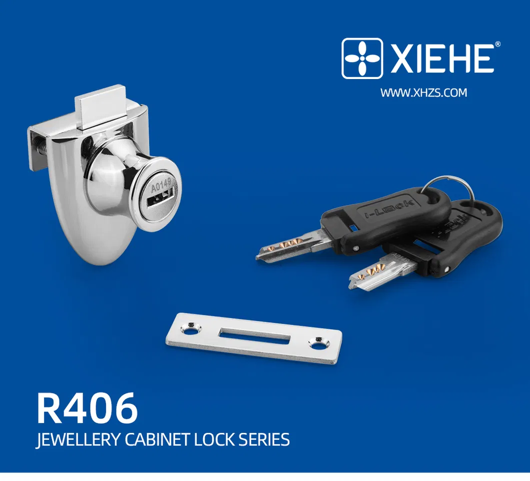 High Quality Zinc Alloy Glass Lock