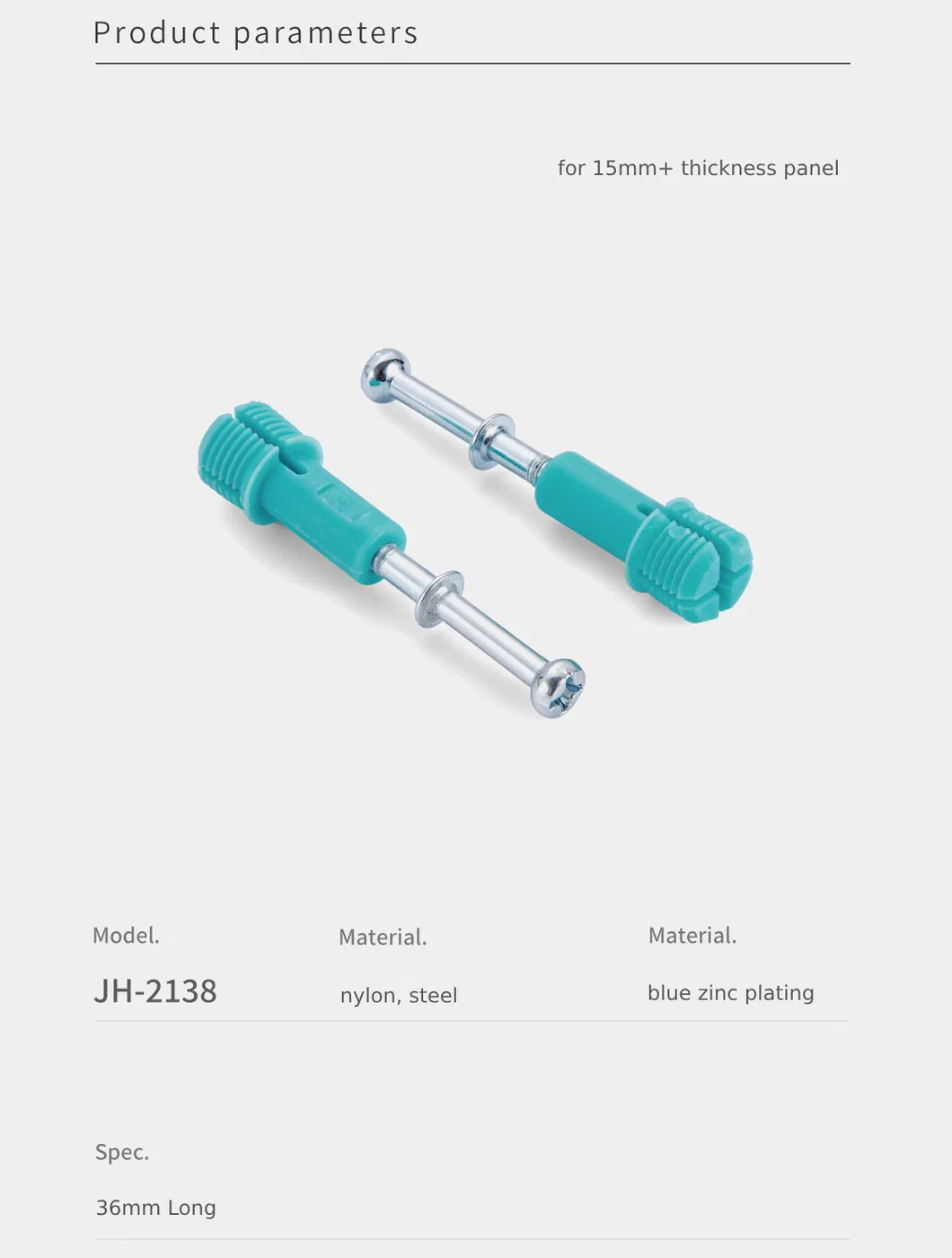 Minifix Connector Detail 4
