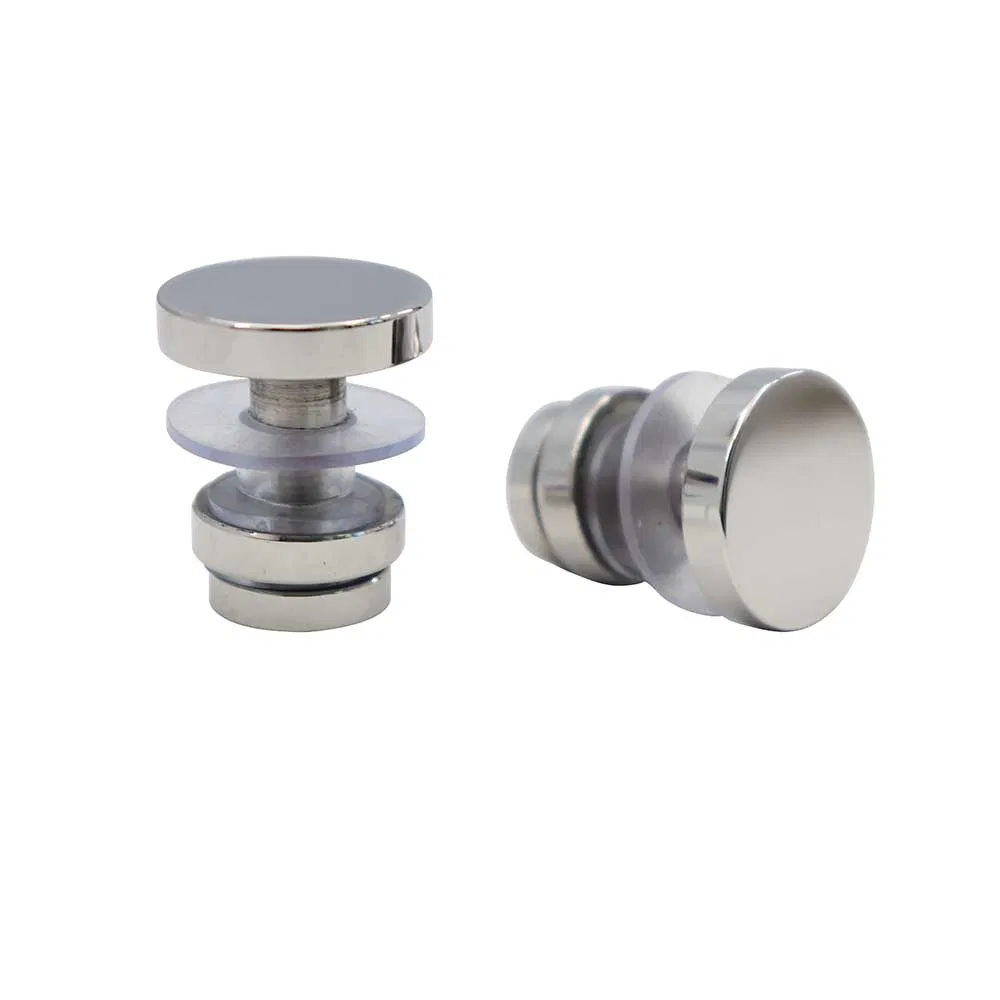 Golden Brushed Hanging Bathroom Hardware Glass Sliding Door Fittings