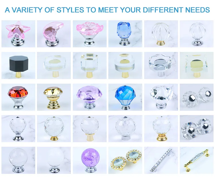 Crystal Cabinet Knobs Detail 1