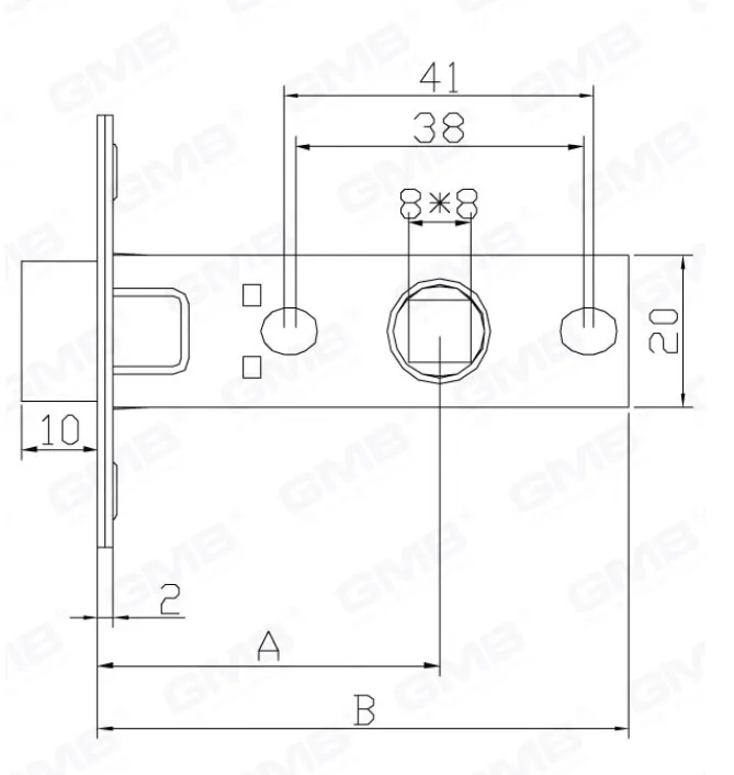 Tubular Latch C-03B-S 12
