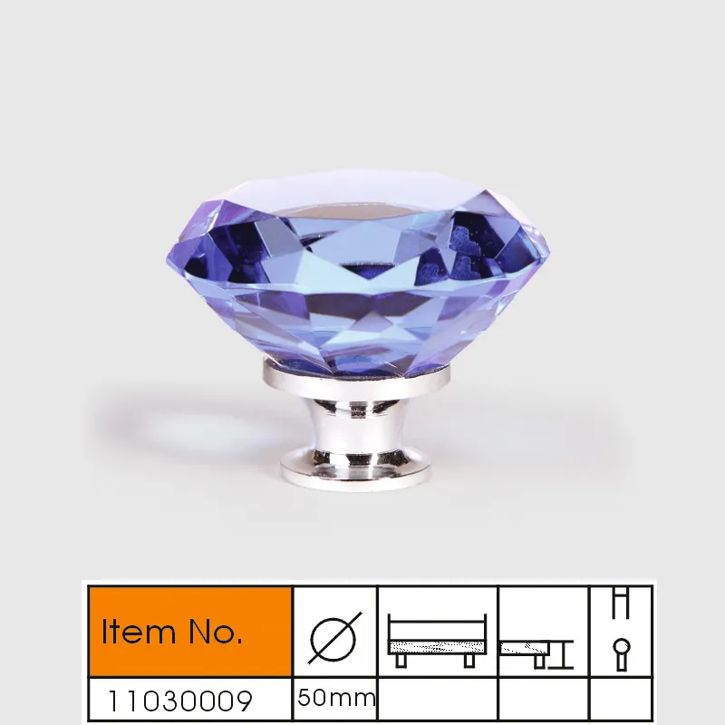 Furniture Handles Cabinet Handles Crystal Dresser Jewel Gold Round Wall Furniture Handle and Knob