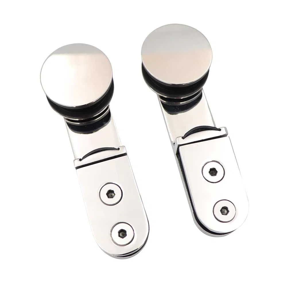 Golden Brushed Hanging Bathroom Hardware Glass Sliding Door Fittings