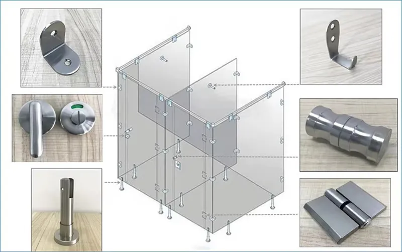 Stainless Steel Cubicle Fittings