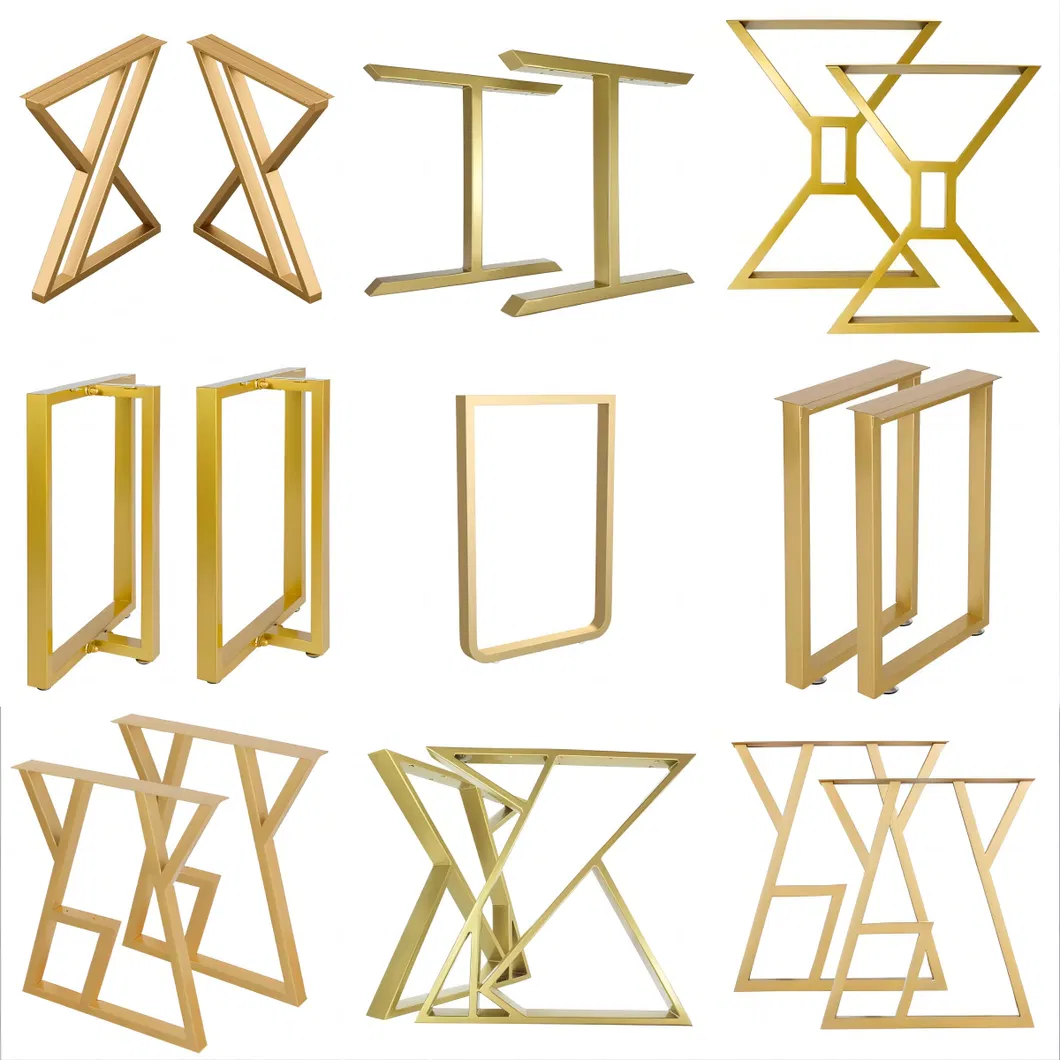 X-Shape Table Legs Detail 1