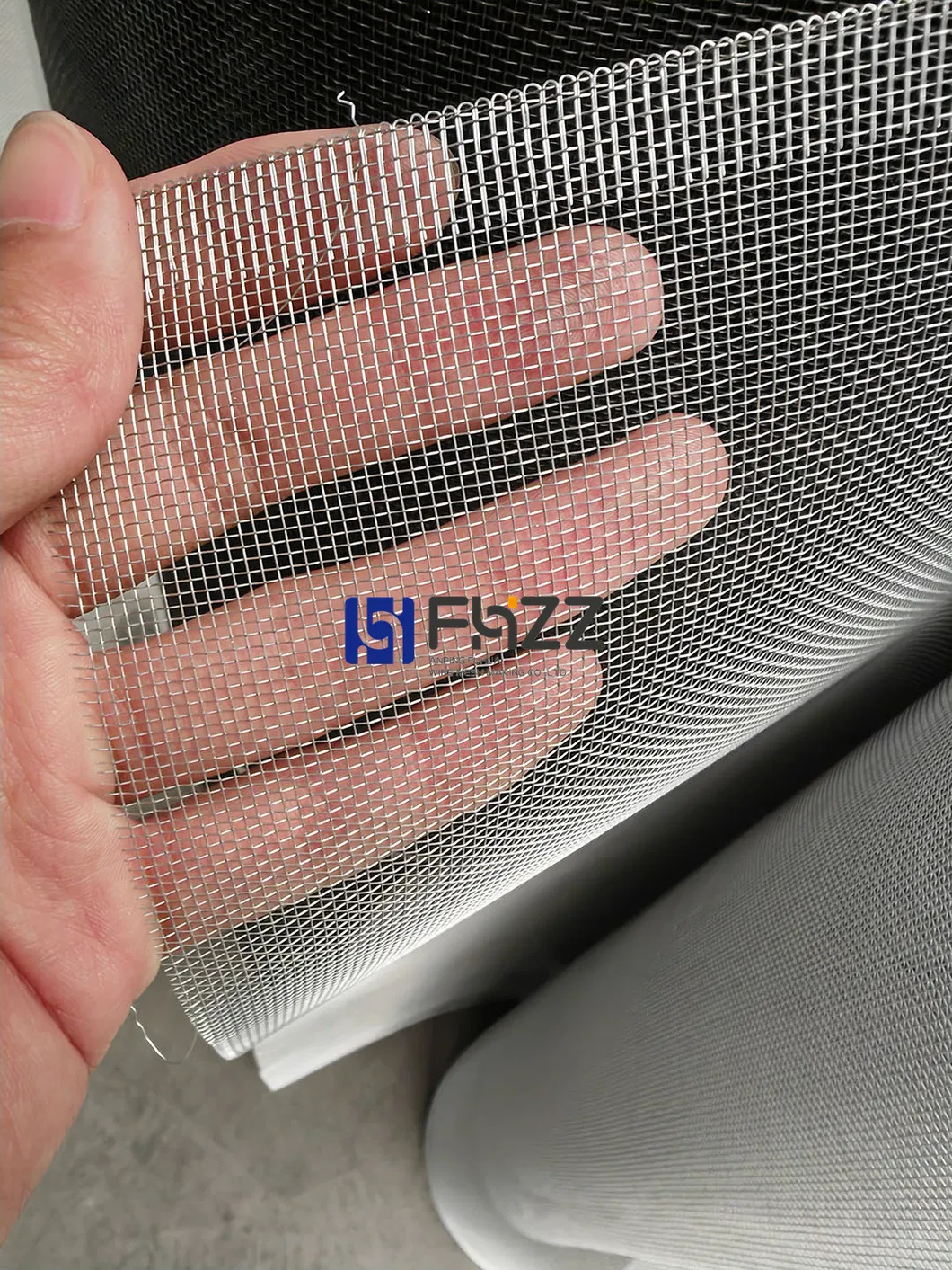 Aluminum Mesh Close-up