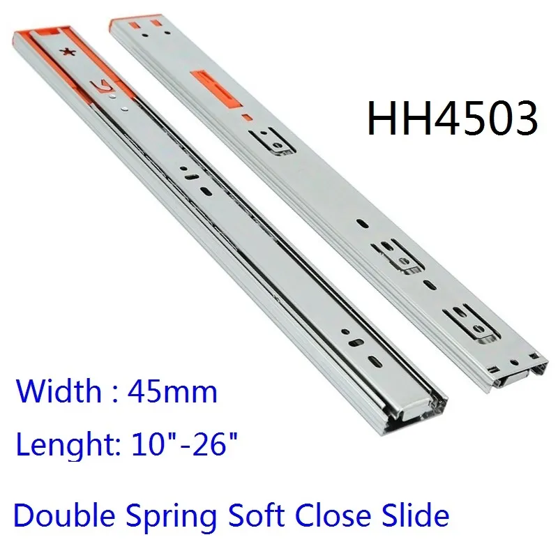 45mm Soft Close Drawer Slider