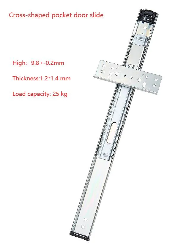 Pocket Door Telescopic Slide Rails