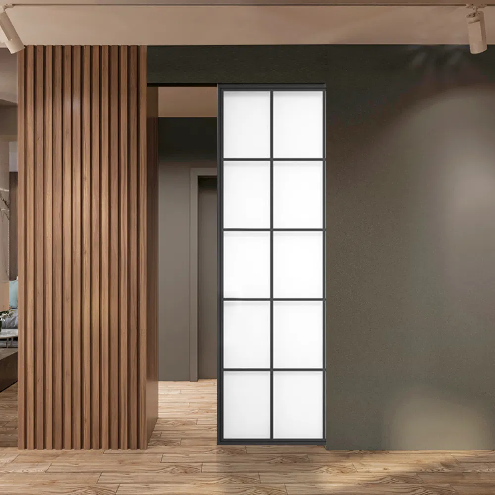 Interior Glass Door Pocket Sliding Partition Hardware Kits