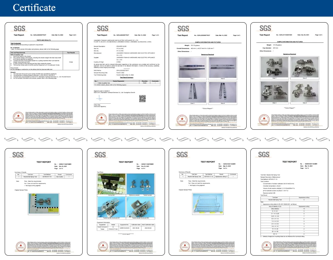 Handle Specifications