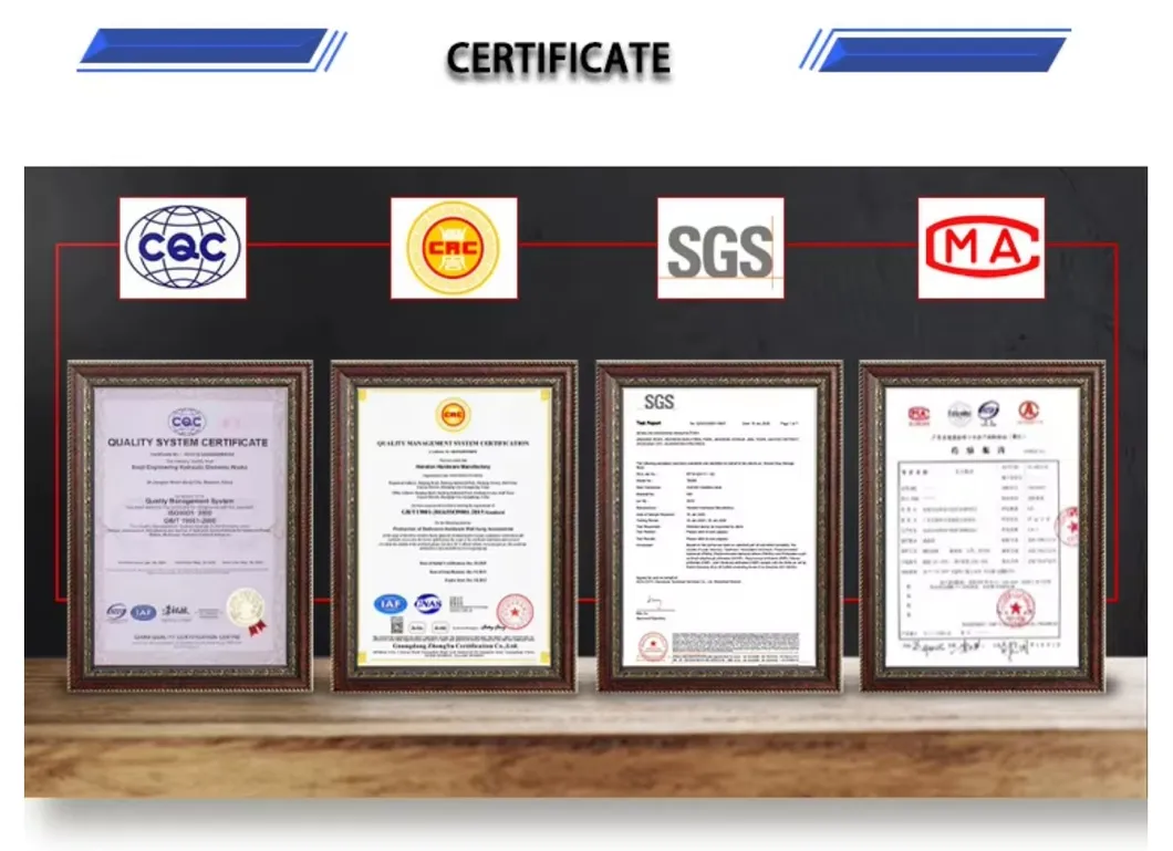 ISO and SGS Certifications