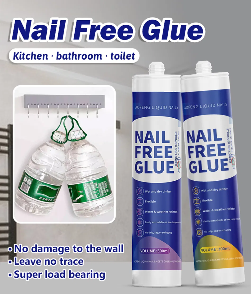 Nail-Free Clear Glue Specs