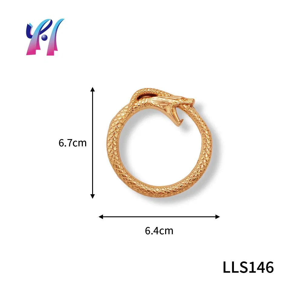 Snake-Shaped Swimsuit Metal Decorative Accessories Fashion Hardware Trims Customizable/Wholesale