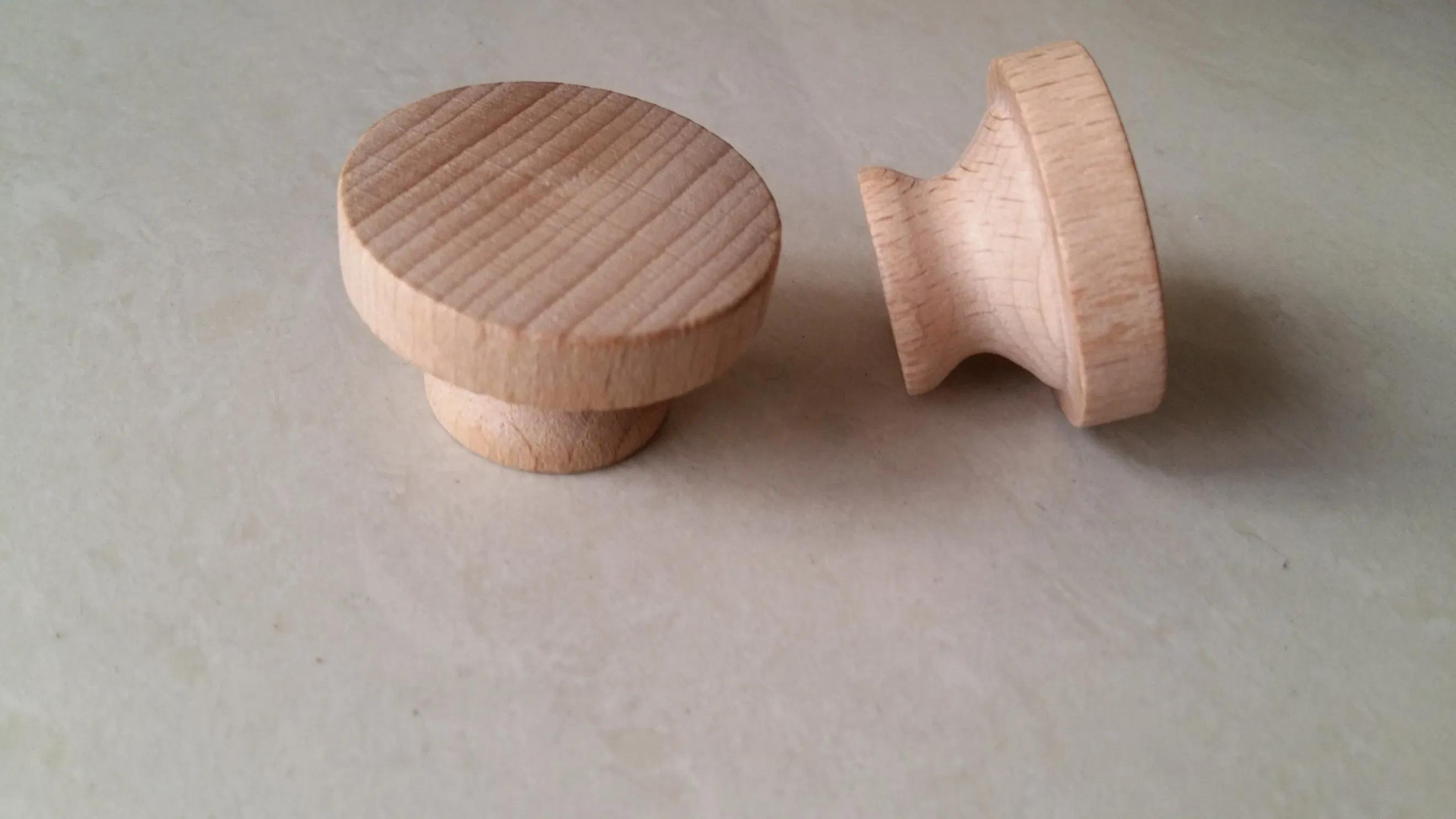 Factory-Wooden Pull Handle and Cabinet Knob for Furniture
