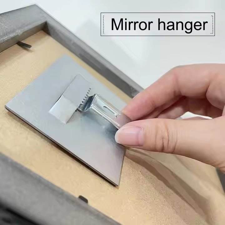 Metal Wall Mount Picture Hanging Kit Hooks Heavy Duty Mirror Hanging Hook Plate Photo Frame Hanger