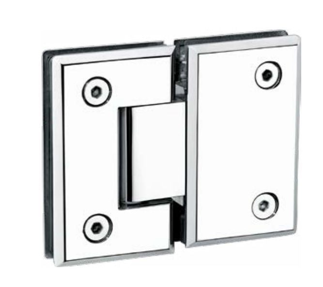 Custom 180 Degree Glass Door Hinge Stainless Steel 4mm Thick Shower Door Hinges Cupboard Clamp Mounted Hardware Showcase Bathroom Cabinet