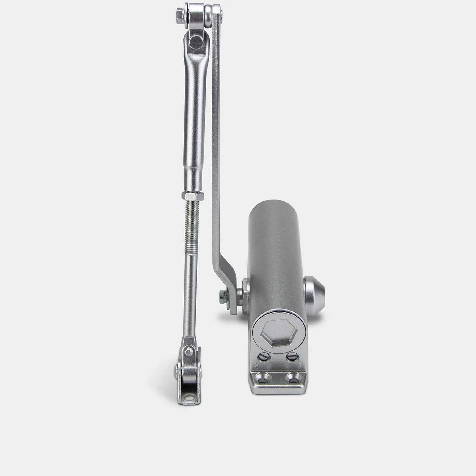 Silent Hydraulic Aluminum Alloy Automatic Sliding Door Closer with Stop Function
