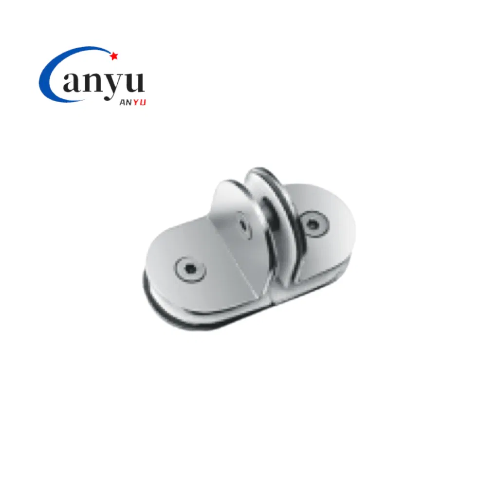 Stainless Steel 304 Modern Frameless Glass Door Clamp Shower Room Clip Glass Hardware