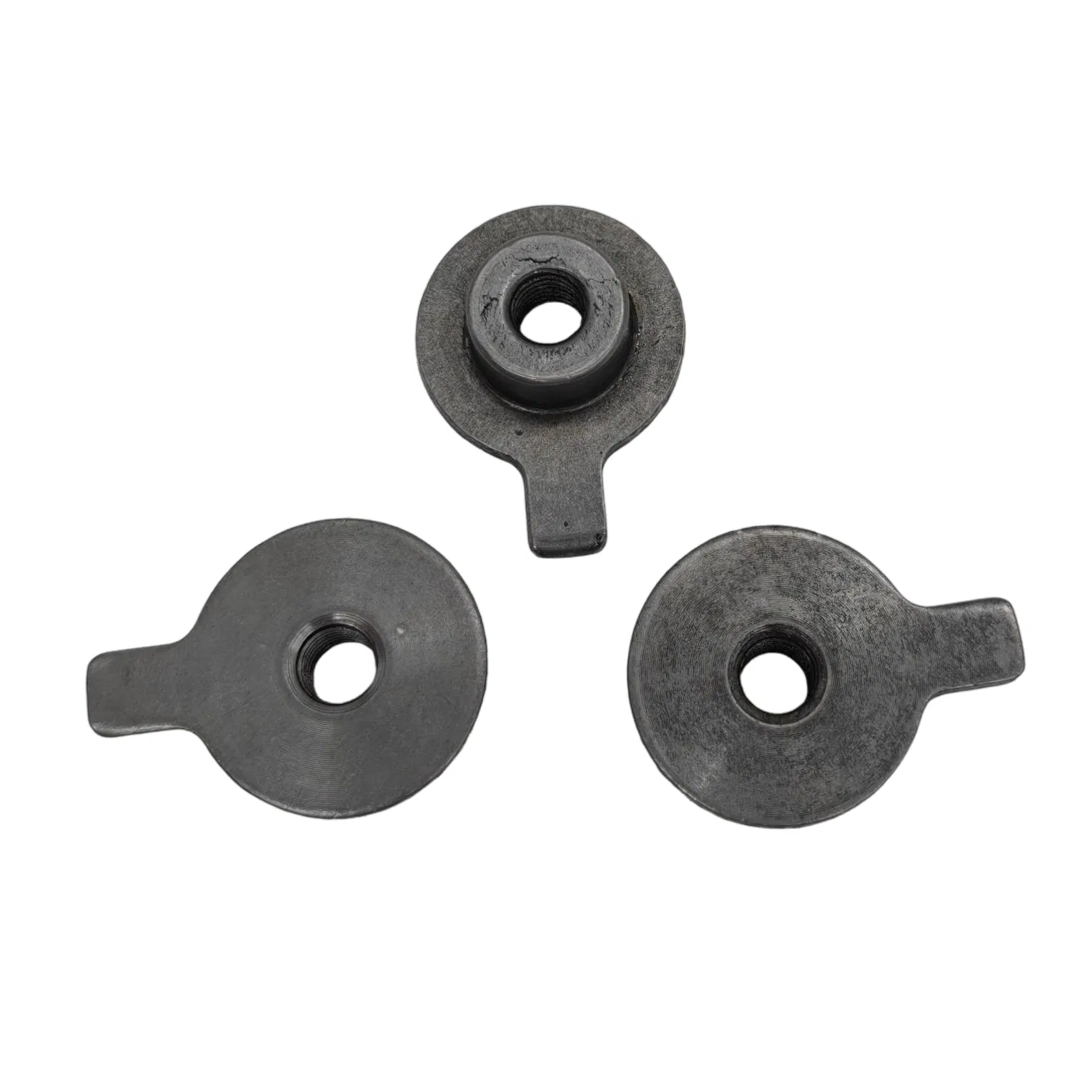 High-Strength Fastening Carbon Steel Flange Nut with Tab for Electronic Housings and Mounting Brackets