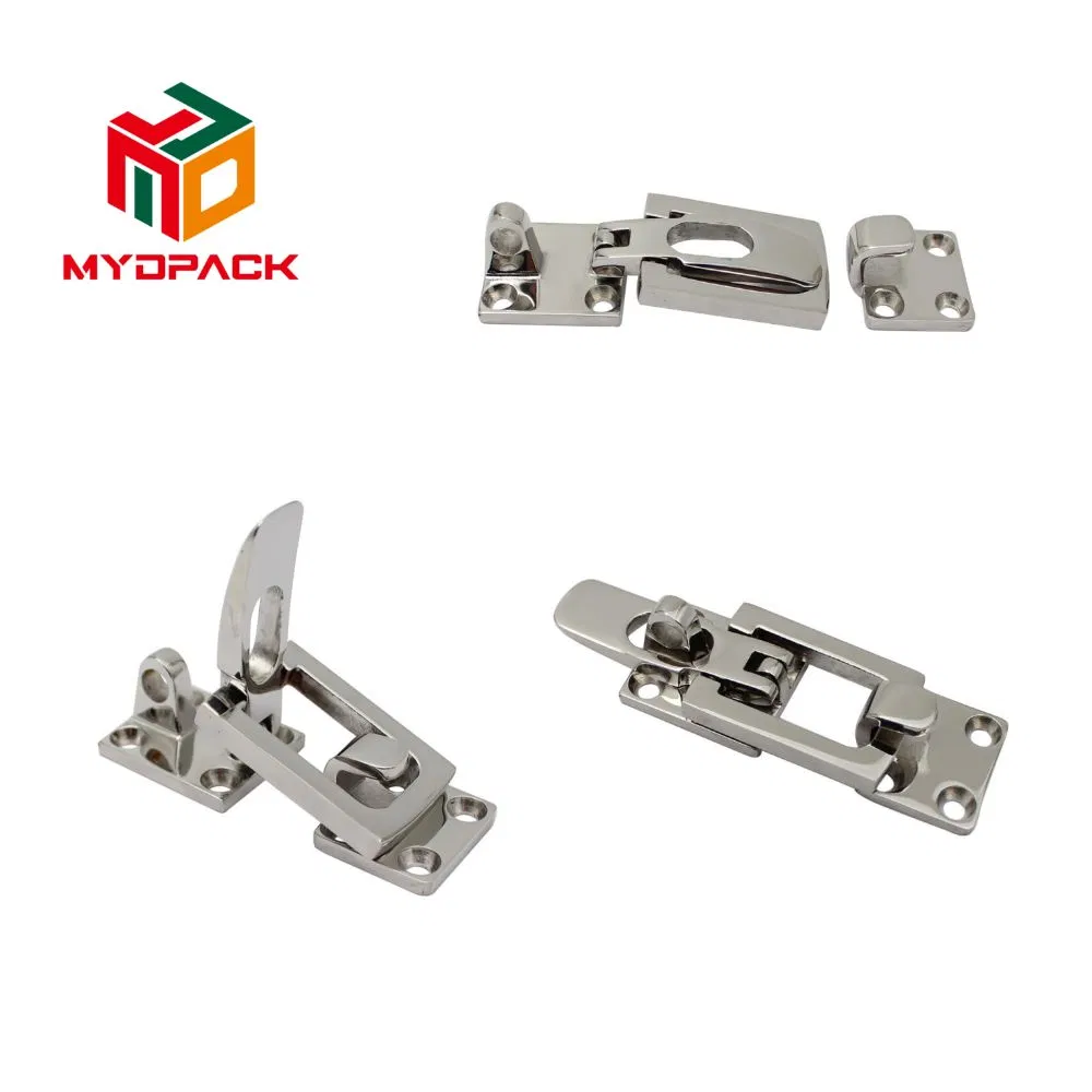 Stainless Steel 316 Hasps Drawer Latches Decorative Suitcases Hasp Latch Buckle Clasp Furniture Hardware