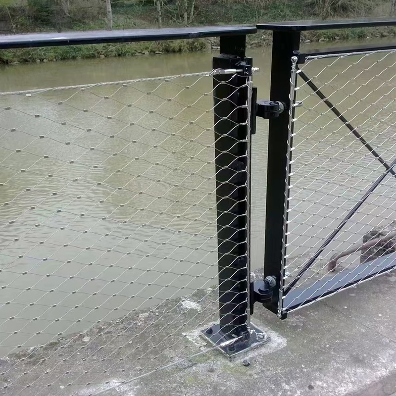 Factory Direct Stainless Steel Wire Mesh Railing for Balcony Deck