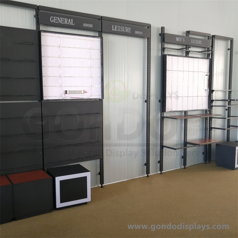 Factory Wholesale Metal Store Fixture Sport Clothing Shop Design Wall Display