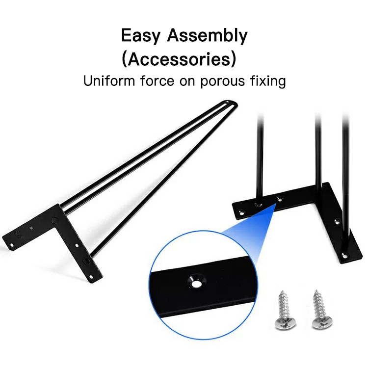 Table Frames Office Desk Industrial Cast Iron Bench Brackets Modern Furniture Steel Coffee Dining Metal Table Legs for Table