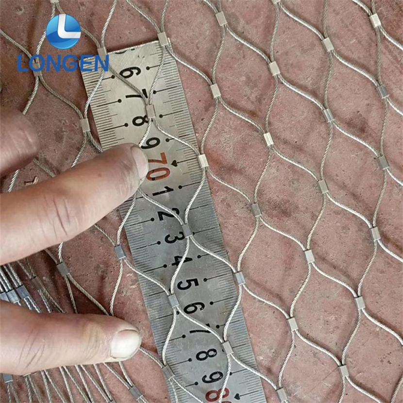 Stainless Steel Wire Rope Mesh for Balcony Railing Infill Safety