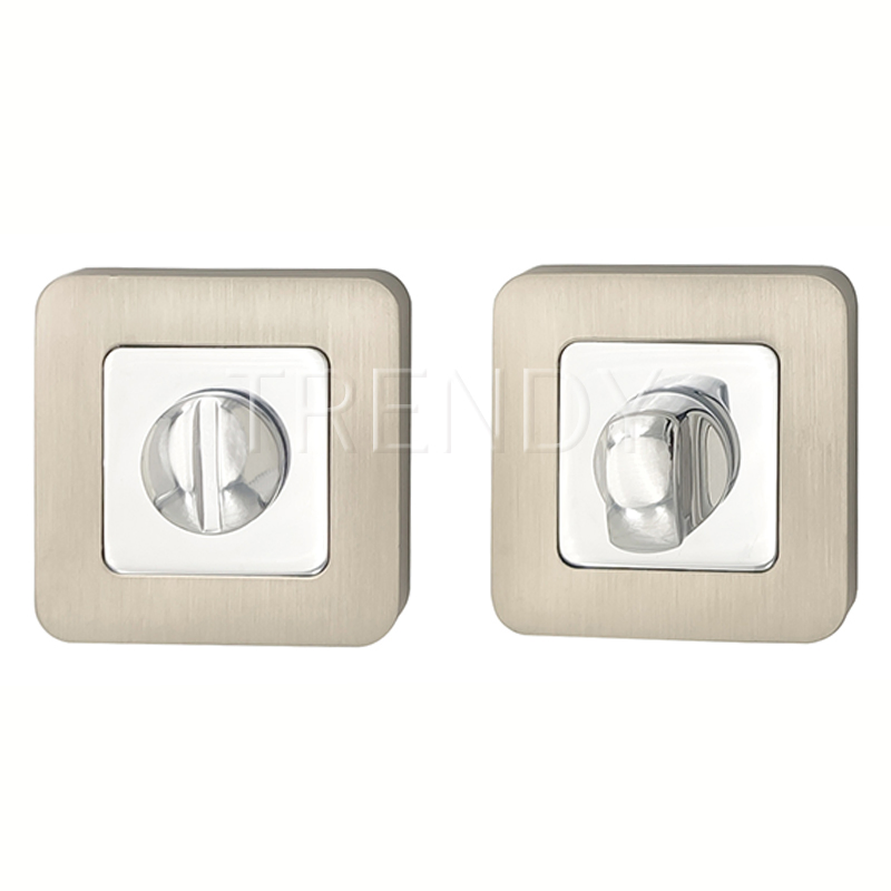Modern Decorative Hardware Door Window Pull Handle Lock Door Handle with Square Escuctheon (Z6242-ZR23)
