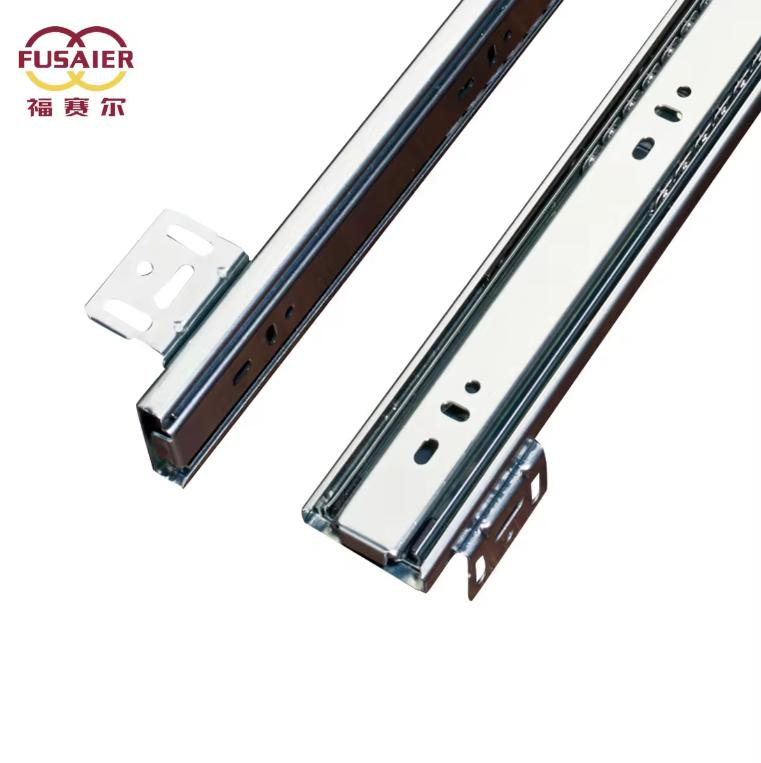 45mm Durable Furniture Hardware with Bayonet Mounting Tabs Drawer Slides