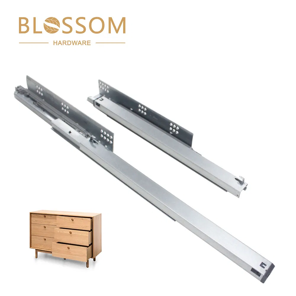 Durable Side-Mounted Drawer Slide for Slim Kitchen Cupboards Tool Box Cabinet Furniture Projects