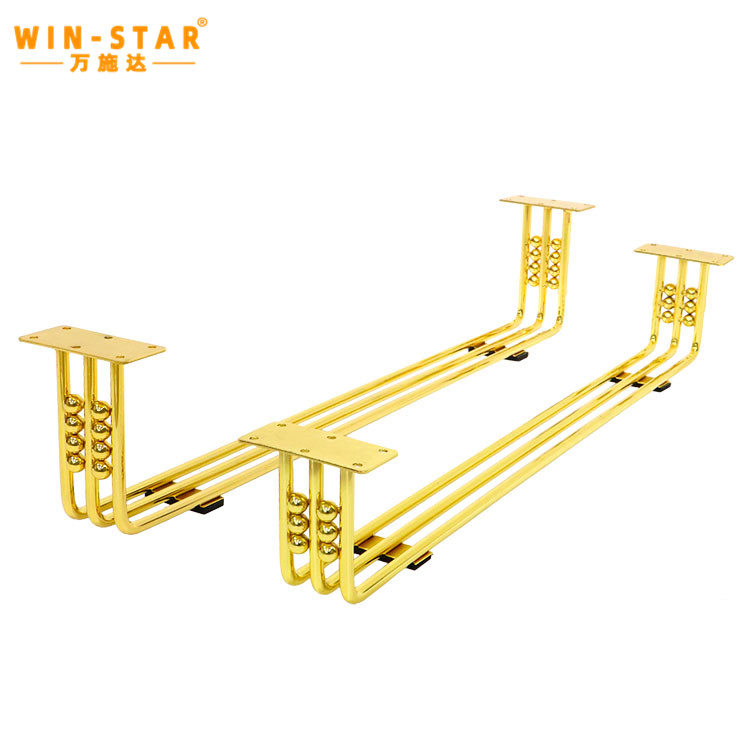 Winstar Furniture Leg Gold Cabinet Feet Home Couch Metal Base Frame Iron Sofa Leg