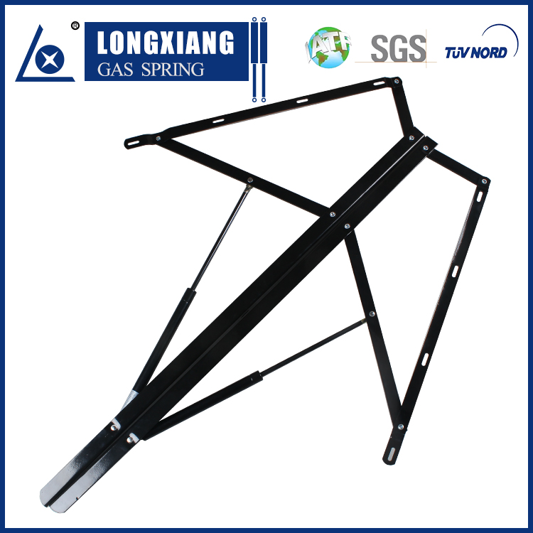 High Pressure Lifting Gas Spring with Metal Joint Connectors for Wall Bed