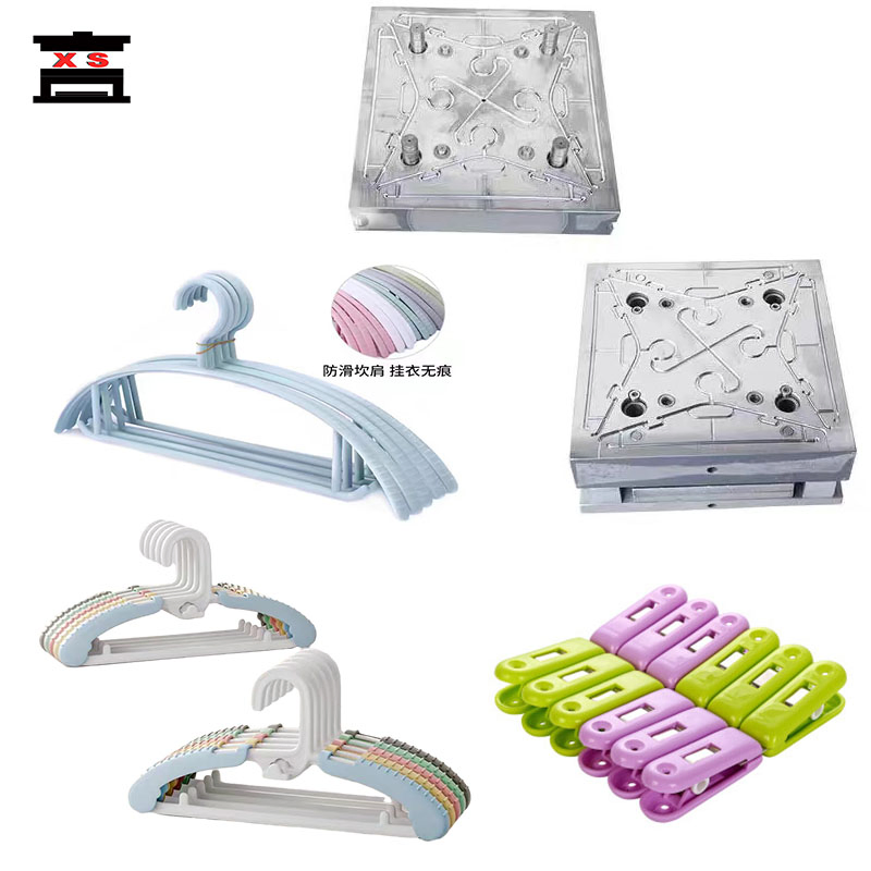 Plastic Injection Chidren/Kids/Baby Hanger Clothes Drying Rack Display Hanger Mould with Hook