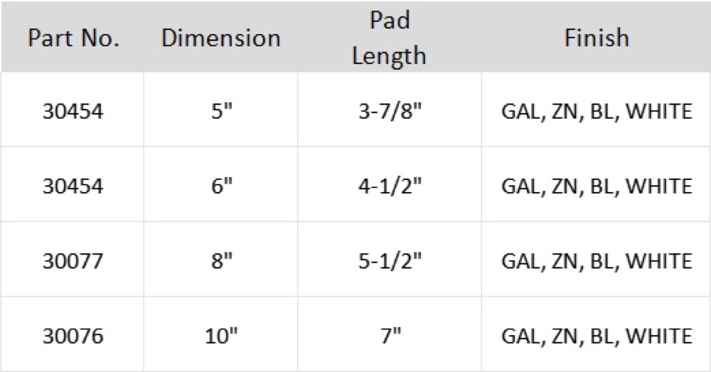 Market One's Own Products Outdoor 5 Inch T-Hinge for Doors and Windows