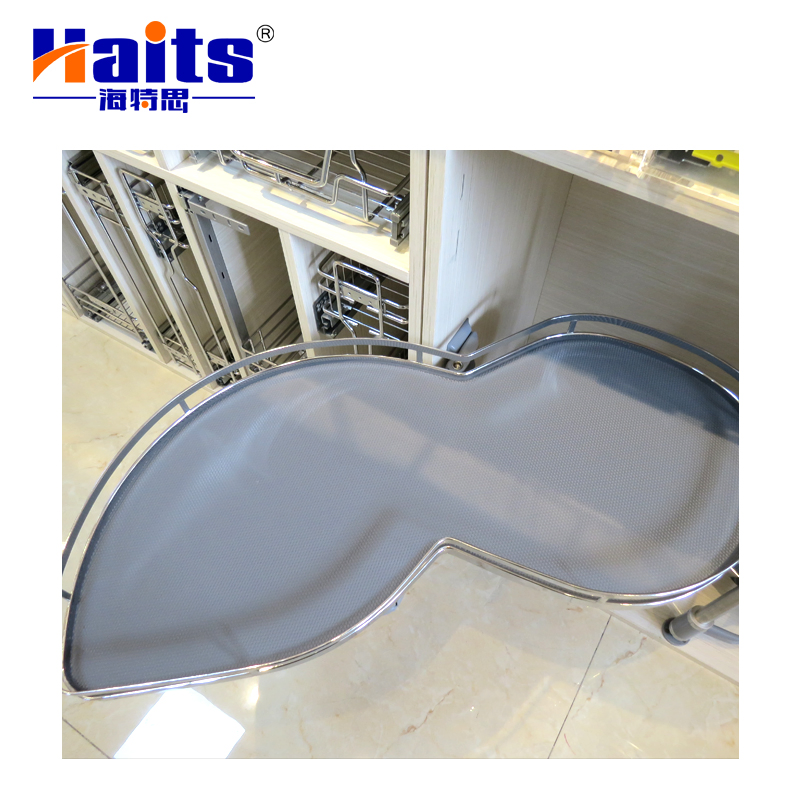 Kitchen Hardware Cabinet Inner Pull out Basket Kitchenware Storage Swing Tray