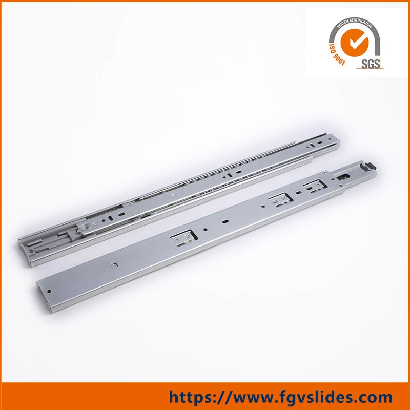 Smooth-Glide 45mm Ball Bearing Drawer Slides with Soft Close Feature