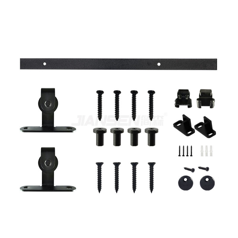 Wholesale 2m Mini Sliding Barn Door Hardware Kit for Single Door Cabinet Small Barn Door Hardware Track Kit for TV Stand Cupboards Storage Cabinets Wardrobes