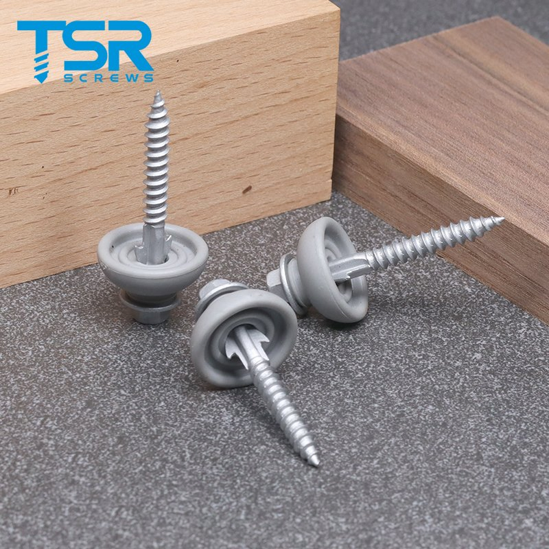 Sheet Mounting Roof Fastening Ruspert Dacromet Polycarbonate PVC Roofing Screws