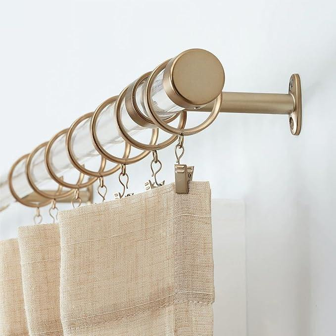 Direct Selling Curtain Accessories Rods Metal Connector Bracket Curtain Rod with Complete Set