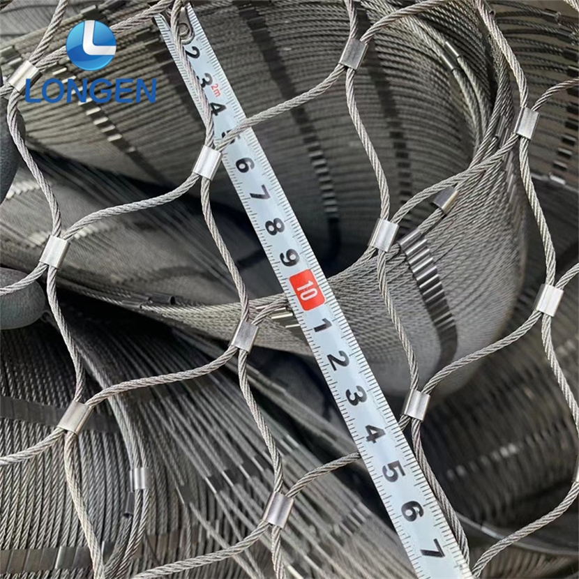 Stainless Steel Wire Rope Mesh for Balcony Railing Infill Safety