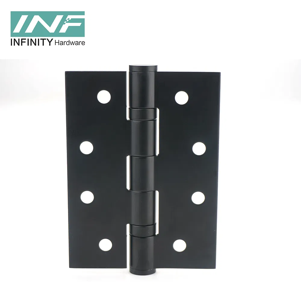 China Wholesale 304 Stainless Steel Brass Window Hinge Flat Shower Glass Door Sliver Matte Black Hinge Ball Bearing Wooden Door Hinges