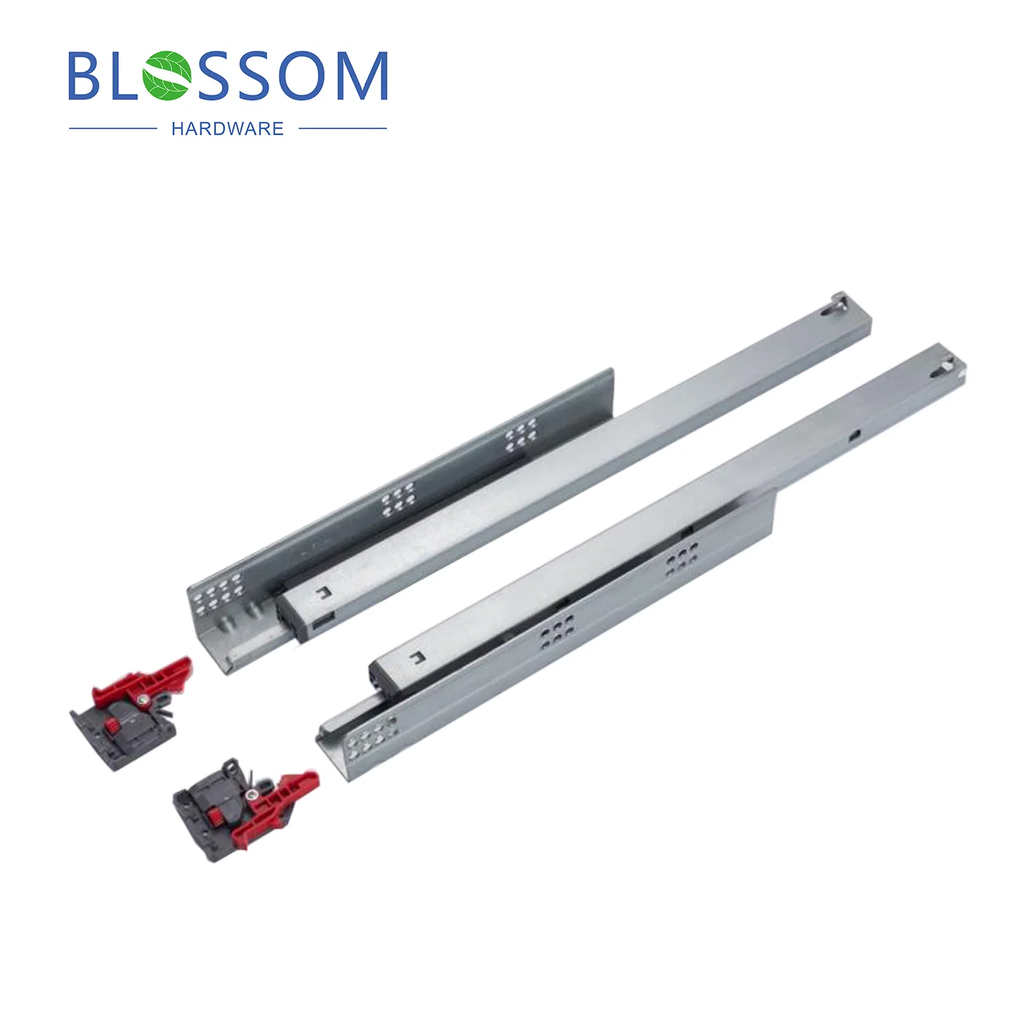 Wholesale Furniture Hardware Cabinet 3-Fold Telescopic Ball Bearing Runners Drawer Slide