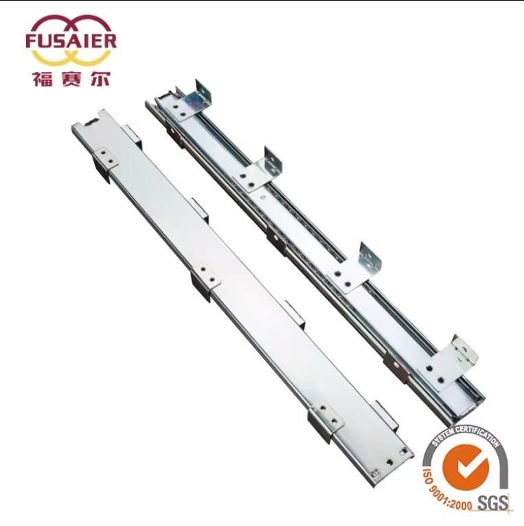 45mm Durable Furniture Hardware with Bayonet Mounting Tabs Drawer Slides