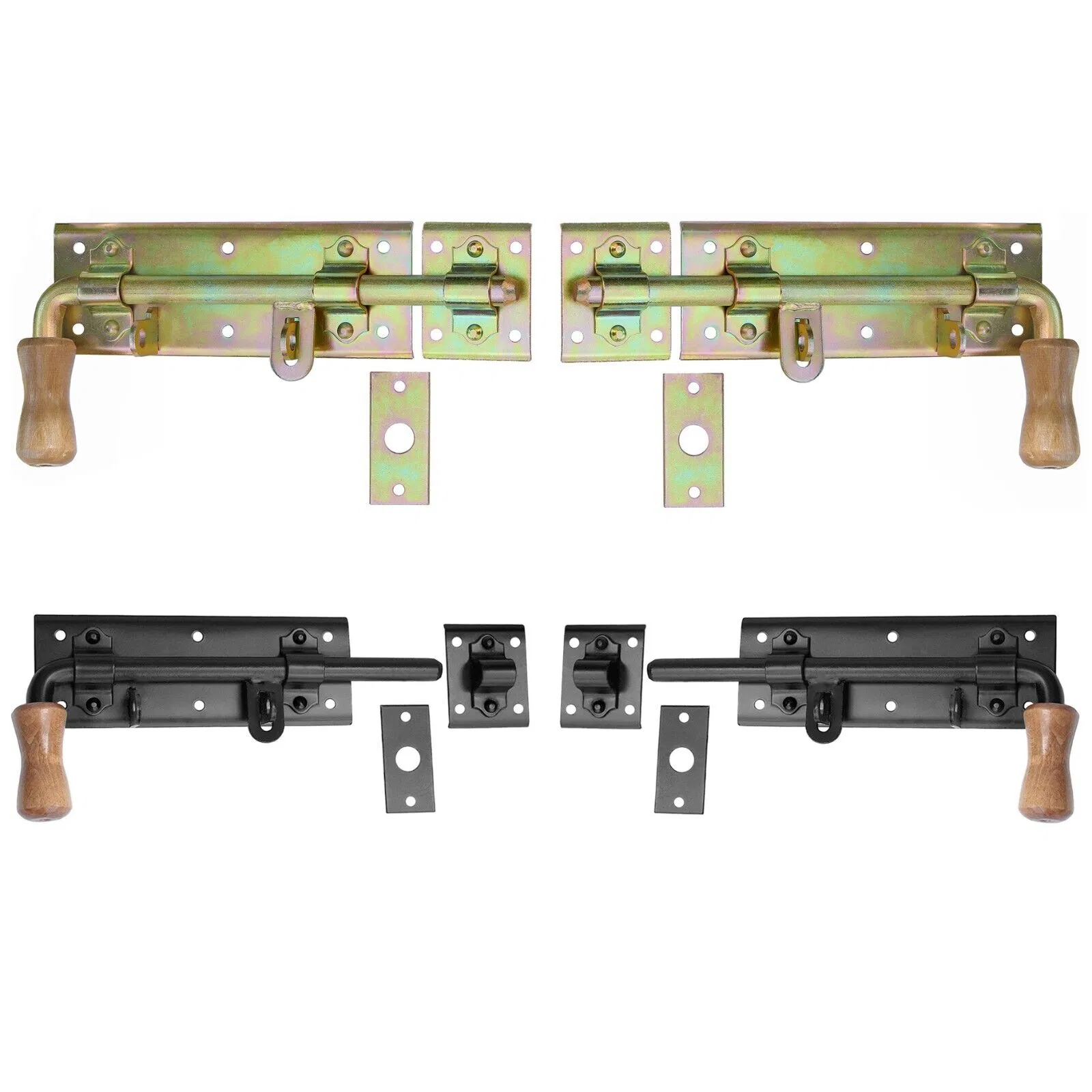 4-Bolt Toggle Latch Zinc-Plated Iron Cylinder Lock Door with Hardware Packed in Carton