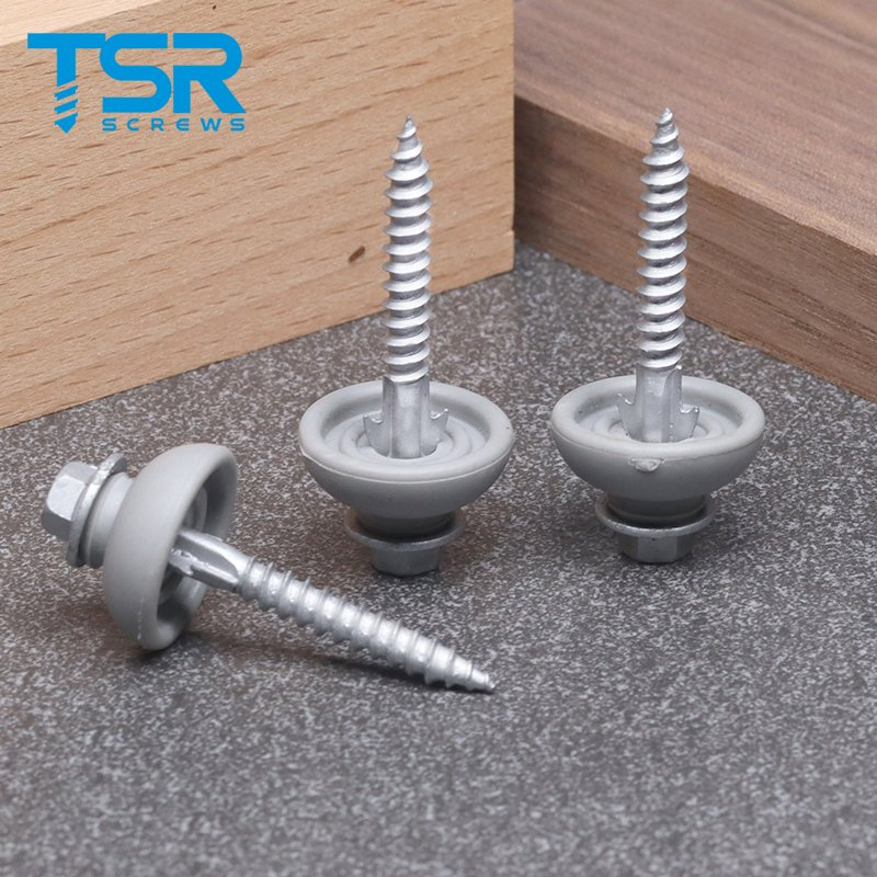 Sheet Mounting Roof Fastening Ruspert Dacromet Polycarbonate PVC Roofing Screws
