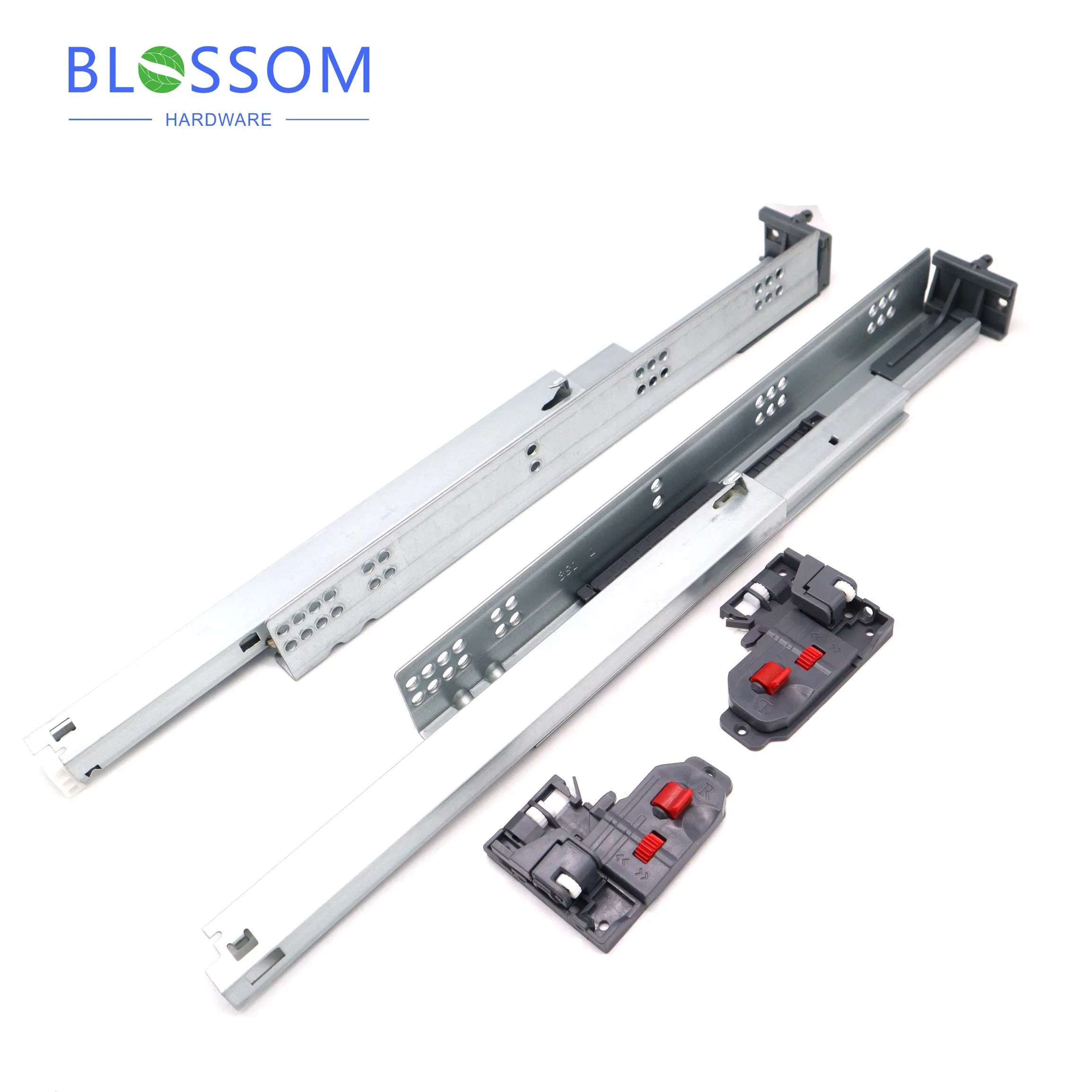 Full American Type 21inch Rail Heavy Duty Push Open Sliding Door Adjustable Undermount Drawer Slides